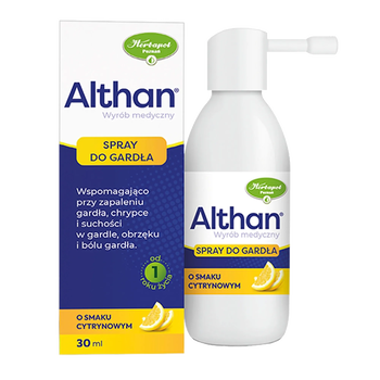 Althan, spray do gardła, 30 ml