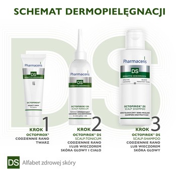 Pharmaceris DS Octopirox, kojący krem do twarzy, SPF 15, 30 ml