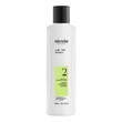 Nioxin System 2 Shampoo, szampon do włosów naturalnych z postępującym przerzedzeniem, 300 ml