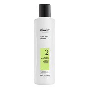 Nioxin System 2 Shampoo, szampon do włosów naturalnych z postępującym przerzedzeniem, 300 ml