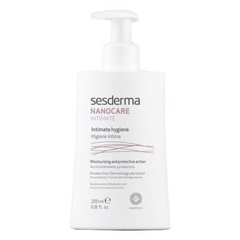 Sesderma Nanocare Intimate, żel do higieny intymnej, 200 ml