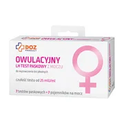 DOZ PRODUCT Owulacyjny LH test paskowy z moczu, 7 szt.