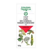 Ziołowa Tradycja Syrop z lipy, bzu czarnego, wierzby i dziewanny, syrop, 125 g