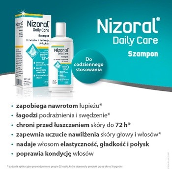 Nizoral Care, szampon do włosów z tendencją do łupieżu, 200 ml