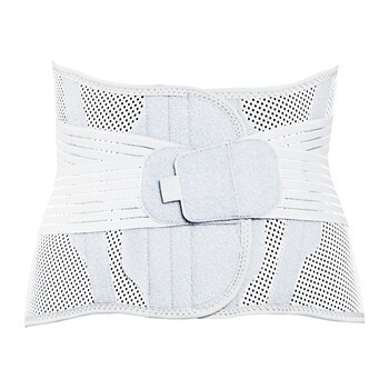 Qmed Premium S, gorset lędźwiowo-krzyżowy, jasnoszary, rozmiar L