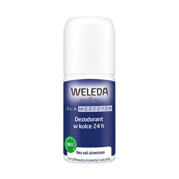 Weleda, dezodorant w kulce 24h, dla mężczyzn, 50 ml