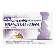 Acti Vita-miner Prenatal DHA, tabletki, 30 szt. + kapsułki, 30 szt.