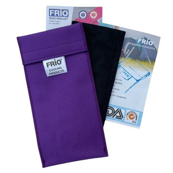 Frio, podwójne etui na 2 peny lub 1 EpiPEN, fioletowe, 1 szt.