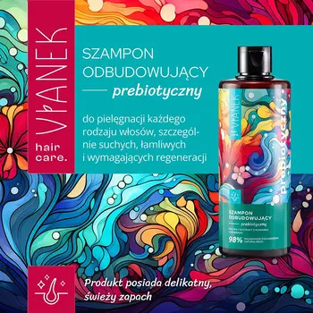 Sylveco Vianek, prebiotyczny szampon odbudowujący, 300 ml