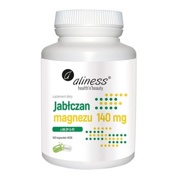 Aliness Jabłczan Magnezu 140 mg, kapsułki, 100 szt.