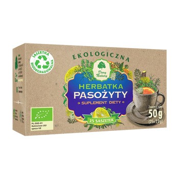 Dary Natury, Pasożyty, ekologiczna herbatka ziołowo-owocowa, 25 x 2 g