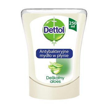 Dettol, bezdotykowe mydło w płynie, Aloe Vera, wkład, 250 ml