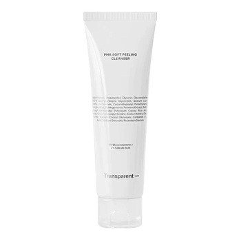 Transparent Lab PHA Soft Cleanser, oczyszczający żel peelingujący z kwasami, 150 ml