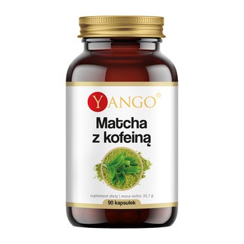 Matcha z kofeiną, kaps., 90 szt