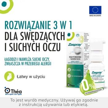 Zaspray, spray na powieki, 10 ml