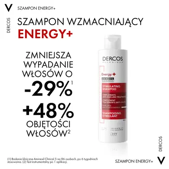 Vichy Dercos, szampon wzmacniający Energy+, 400 ml