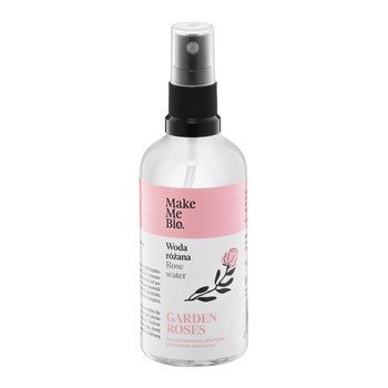 Make Me Bio Garden Roses, woda różana, szklana butelka, 100 ml