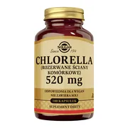 Solgar Chlorella (rozerwane ściany komórkowe), kapsułki, 100 szt.