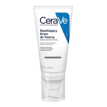 CeraVe, nawilżający krem do twarzy z ceramidami, 52 ml