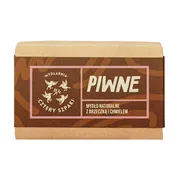 Mydlarnia 4 Szpaki, mydło naturalne w kostce, Piwne, 110 g