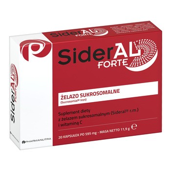 SiderAL FORTE, kapsułki, 20 szt.