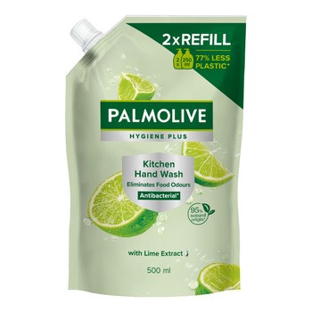 Palmolive Hygiene Plus Kitchen, mydło w płynie do rąk, uzupełnienie, 500 ml
