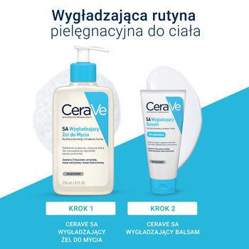 CeraVe SA, wygładzający żel do mycia, 236 ml