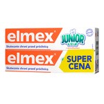 Zestaw Promocyjny Elmex Junior, pasta do zębów z aminofluorkiem, dla dzieci 6-12 lat, 2 x 75 ml (dwupak)