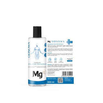Mg12 Odnowa, magnezowy żel pod prysznic z biszofitem, 200 ml