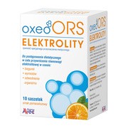 Oxeo ORS Elektrolity, proszek o smaku pomarańczowym, saszetki, 10 szt.