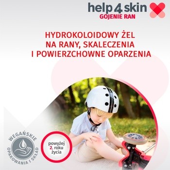Help4Skin Gojenie Ran, żel hydrokoloidowy, 20 g, tuba