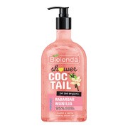 Bielenda Shower Coctail, relaksujący żel pod prysznic, rabarbar + wanilia, 400 ml