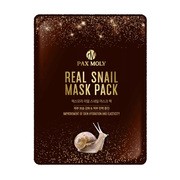 Pax Moly Real Snail Mask Pack, maska w płachcie z wyciągiem ze śluzu ślimaka, 25 ml
