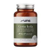 Uns Gotu Kola + Bioperine, kapsułki, 60 szt.