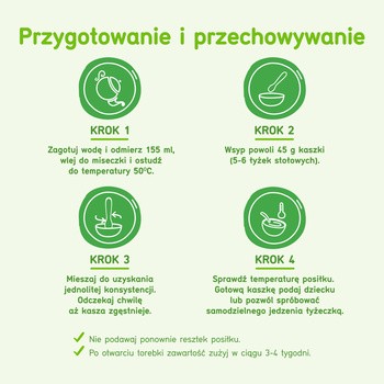 BoboVita Porcja Zbóż, kaszka mleczna 3 zboża, jabłko-gruszka, 6 m+, 210 g