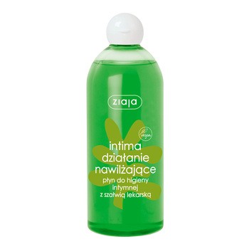 Ziaja Intima działanie przeciwświądowe, płyn do higieny intymnej z szałwią lekarską, 500 ml