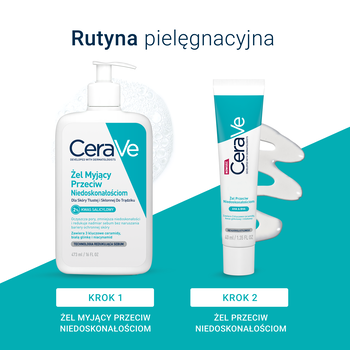 CeraVe, żel myjący przeciw niedoskonałościom, 473 ml
