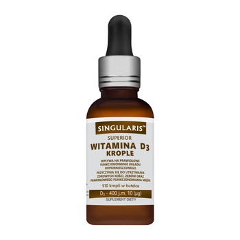 Singularis Witamina D3 400 IU, krople, 30 ml