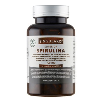 Singularis Spirulina 700 mg, kapsułki, 120 szt.