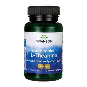 Swanson Suntheanine L-Teanina, kapsułki, 60 szt.