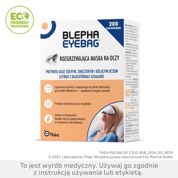 Blepha Eyebag, maska rozgrzewająca na oczy, 1szt.