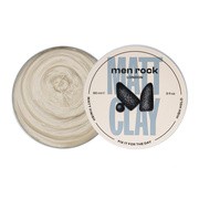Men Rock, Matt Clay, matowa glinka do stylizacji włosów grubych i puszących się, 90 ml