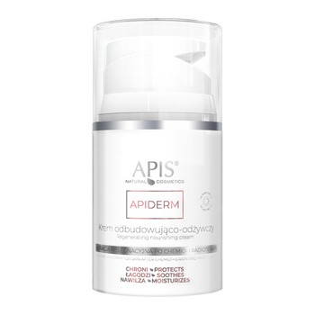 Apis Apiderm, krem odbudowująco-odżywczy na dzień SPF 10, 50 ml