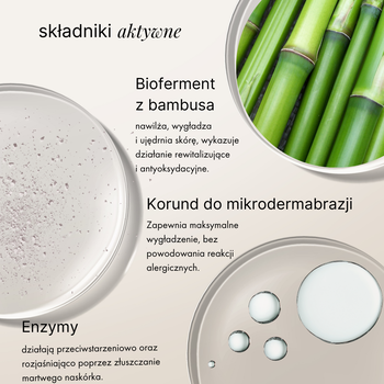 Mokosh aktywny peeling do twarzy, róża z jagodą, 60 ml