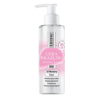 Lirene Dermoprogram Cera Wrażliwa, kojący żel micelarny, 145 ml