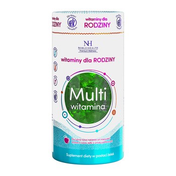 Witaminy dla rodziny, żelki, (Noble Health) 60 szt.