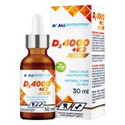 Allnutrition D3 4000 + K2, krople, 30 ml