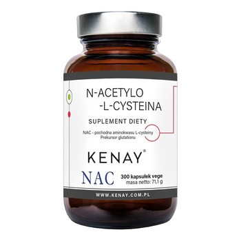 KENAY NAC N-acetylo-L-cysteina, kapsułki, 300 szt.