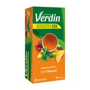 Verdin fix z cytrusami, susz ziołowy, 20 szt.