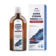 Osavi Super Strong Omega + D3, 3500mg Omega 3, olej, smak cytrynowy, 250 ml